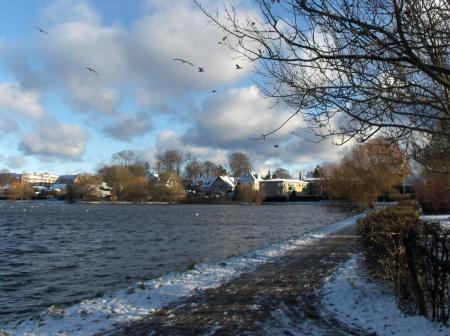 premi�res neiges sur Gentofte 